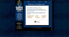 Desktop Screenshot of lebosign.com