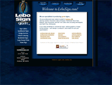 Tablet Screenshot of lebosign.com